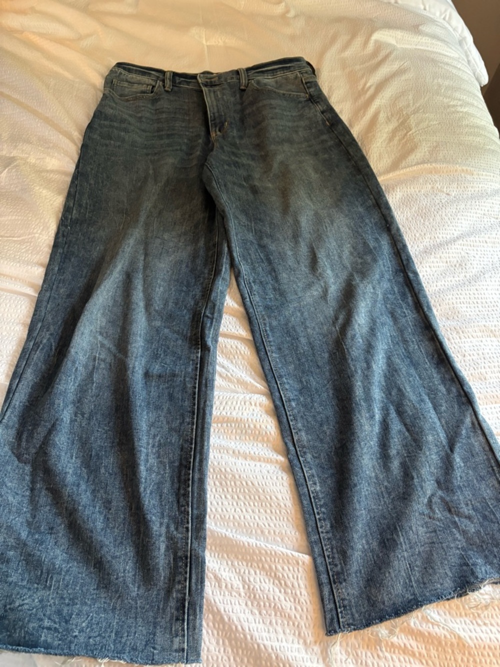 SO Men's Bootcut Jeans in Washed Blue